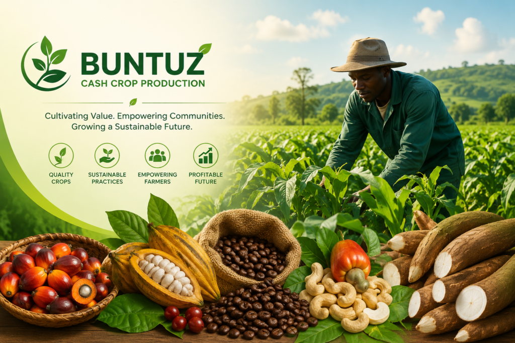 buntuz cash crop production image 1